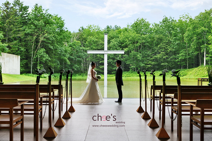 Chees-wedding-水之教堂2