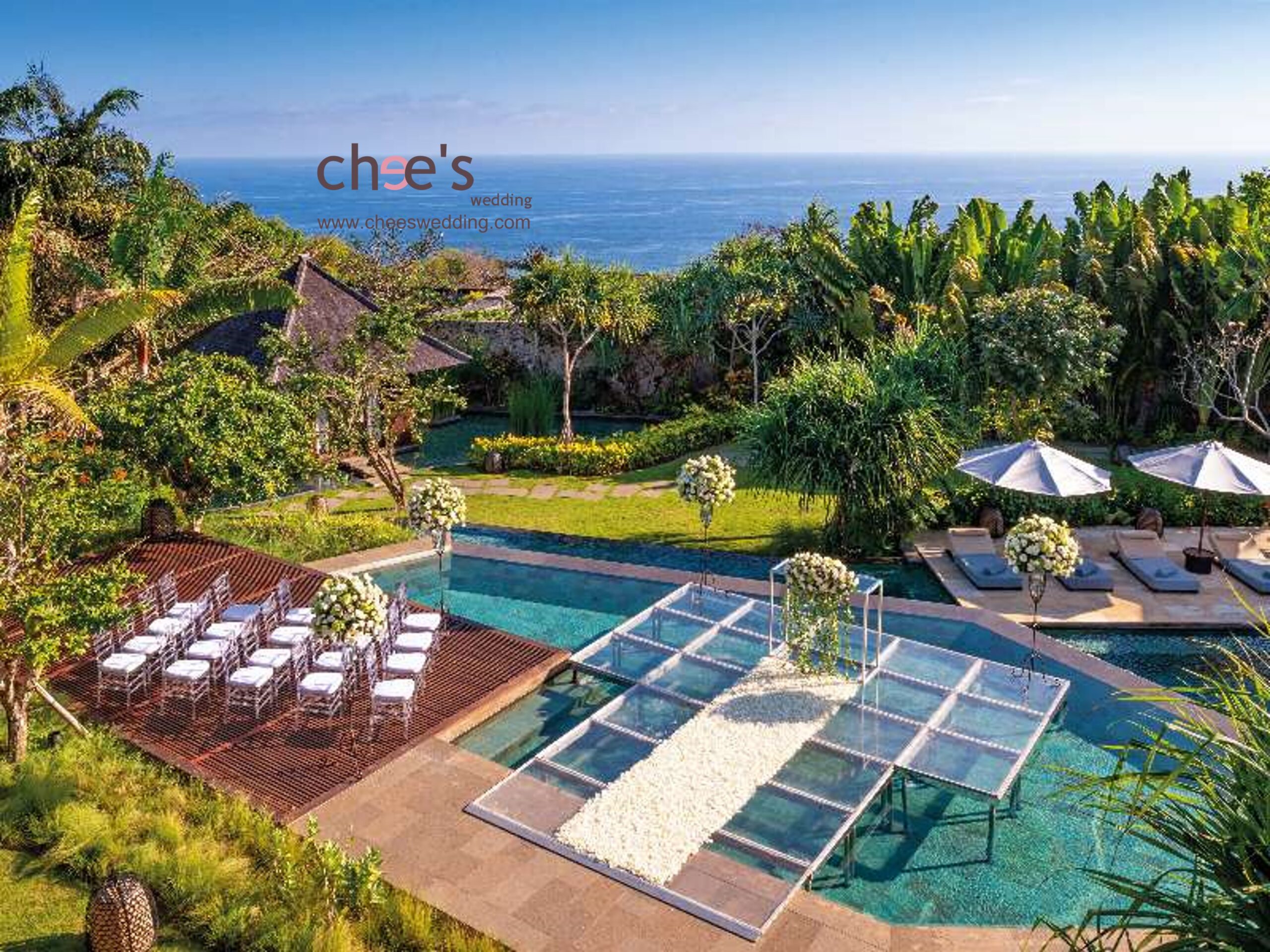 Mansion Water Wedding, Bulgari Resort Bali