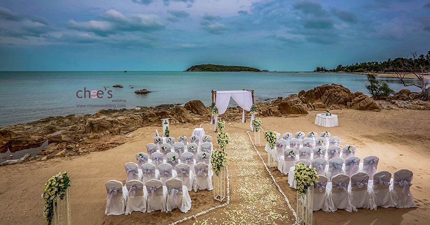 Nora Buri Resort Beach Wedding Samui 1